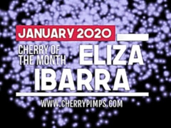 Cute-looking Latina teen Eliza Ibarra likes playing with her crack