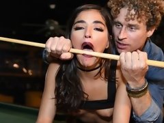 In den arsch, Arsch, Blasen, Braunhaarige, Doppelpenetration, Hardcore, Mann mann frau, Jungendliche (18+)