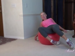 Tante, Blonde, Masturbation, Chatte, Rasée