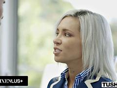 アナル, 美女, デカチン, ブロンド, フェラチオ, イく瞬間, 顔射, ティーン