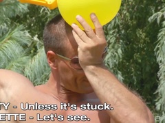 Blond, Bruinharig, Europees, Groep, Buiten