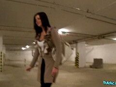 Bikini Model Bends Over For Euros 1 - Public Agent