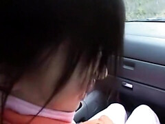 Asiático, Mamada, Linda, Japonés, Natural, Orgasmo, Al aire libre, Flaco