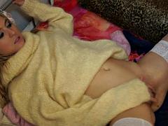 Enthousiasteling, Grote mammen, Blond, Pijpbeurt, Fetisj, Hardcore, Zuigen, Tieten likken