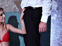 Rebecca Volpetti in an intense DP