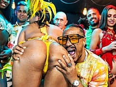 Anaal, Grote mammen, Braziliaans, Hd, Interraciaal, Latijnse vrouw, Feest, Ruw