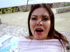 Grote mammen, Pijpbeurt, Bruinharig, Geld, Buiten, Kut duiken, Geschoren, Tieten likken