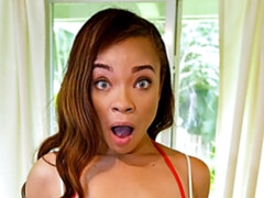 デカ尻, 黒人, 茶髪の, バック, 黒人, 手コキする, 自然山雀, ハメ撮り