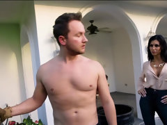 Amateur, Cul, Gros seins, Couple, Tir de sperme, Faciale, Femme au foyer, Époux mari