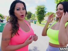 デカパイ, 巨乳な, イく瞬間, ラティーナ, 淫乱熟女, 馬乗り, 剃毛, 三人