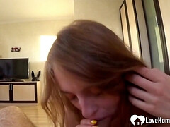 Leie, Blondine, Blasen, Süss, Selbstgemacht, Pov, Jungendliche (18+)