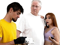 18, デカ尻, フェラチオ, バック, 自然山雀, 赤毛, ティーン, オッパイの