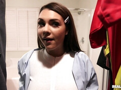 素人, お尻, ベッドルーム, オナニー, オイル, オマンコ, 剃毛, スパンキング