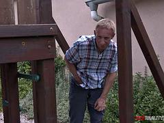 Rubia, Mamada, Linda, Checa, Europeo, Lamidas, Al aire libre, Estrella porno