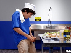 Блондинки, Минет, Сперма на лице, Затыкание рта, Каблуки, На кухне, Лизание, Испанки