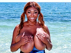 Grosser arsch, Schwarz, Blasen, Hundestellung, Handjob, Milf, Rasiert, Entkleiden