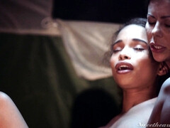 Cul, Gros seins, Noire, Brunette brune, Face assise, De plein air, Piercing, Chatte