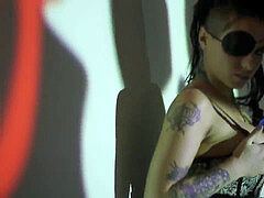 Brunette brune, Lingerie, Masturbation