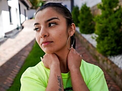 18 jahre, Grosser schwanz, Blasen, Hundestellung, Latina, Natürlichen titten, Dürr, Titten