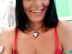 Leie, Besamung, Arzt, Lecken, Massage, Büro, Muschi, Spanner