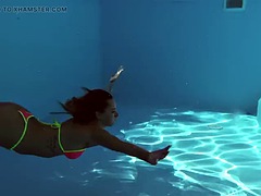 美女, 美人, ブロンド, ハードコア, アウトドア, ポルノスター, 公共, 水中