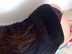 Brunette brune, Fait maison, Fille latino, Adolescente