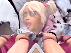 Compilatie, Fetisj, Gezichtspunt, Shemale, Voorbinddildo