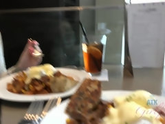 素人, フェラチオ, 足, 足コキ, 彼女, ふっくら乳首, 喫煙, オッパイの