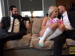 Садо мазо, Большой член, Большие сиськи, Блондинки, Минет, Доминирование, Фетиш, Хд