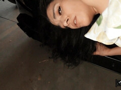 デカチン, フェラチオ, 車, バック, ハードコア, 天然, 自然山雀, ハメ撮り