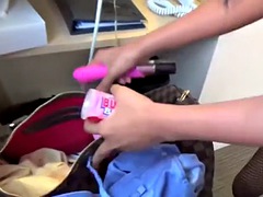 アジア人, 茶髪の, 指いじり, 日本人, ティーン, タイ, おもちゃ