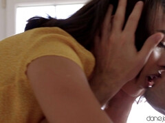 舐める尻, フェラチオ, 茶髪の, バック, ハードコア, ラティーナ, タトゥー, オッパイの