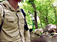 素人, デカチン, カップル, ゲイ, ハードコア, なめる, 筋肉, アウトドア