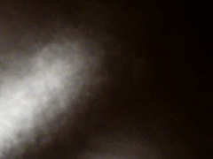 couple in pool cabine