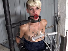 Enthousiasteling, Bondage discipline sadomasochisme, Gebondenheid, Tepels, Panty, Zuigen, Tieten likken