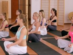 Chica, Checa, Grupo, Gimnasio, Coño, Adolescente