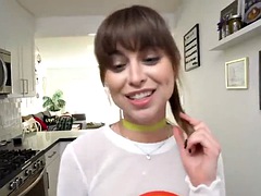Tussi, Grosser schwanz, Spermaladung, Schwarz, Handjob, Pov, Verführt, Titten