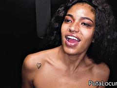 デカパイ, フェラチオ, ラティーナ, オッパイの