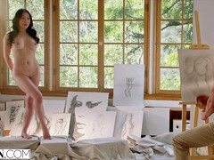 Aziatisch, Grote mammen, Pijpbeurt, Bruinharig, Diep in de keel, Harig, Orgasme, Spuiten