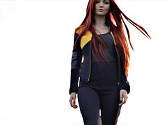 X-Men Dark Phoenix Cosplay: Sia Siberia as Sweet Teen Phoenix Craves Brutal Double Penetration and G