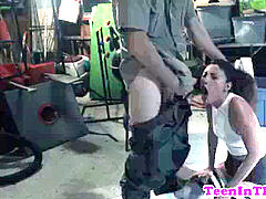 緊縛, 服従, エクストリーム, 小柄, ティーン, のぞき