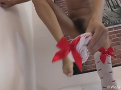 Cul, Brunette brune, Poilue, Lingerie