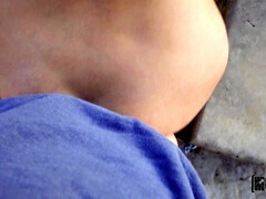 Gros seins, Sucer une bite, Brunette brune, Voiture, Argent, De plein air, Russe, Fessée