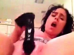 Amateur, Brunette brune, Masturbation, Solo, Jouets, Webcam