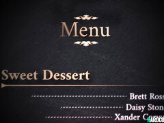 Blondie babe and her stepmom share prick