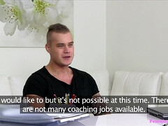 Leie, Arsch, Blasen, Handjob, Milf, Büro