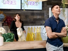 Brunette Siren Sparks Fierce Desire in TransAngels Sneaky Threesome