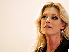 美人, ブロンド, 巨乳な, レズビアン, 熟年, 淫乱熟女, 母, オマンコ