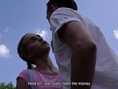 アナル, お尻, 美人, デカ尻, チェコ, 巨大, お金, ティーン