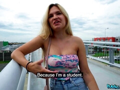 Nana, Blonde, Hard, Argent, De plein air, Public, Russe, Nénés